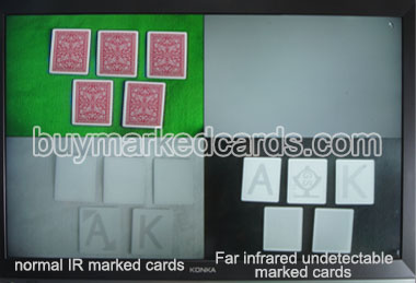 Cámara de infrarrojo lejano Poker con IR marcado tarjetas 