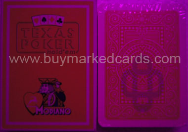 Luminous/marked Modiano tarjetas (Modiano Texas Holdem)